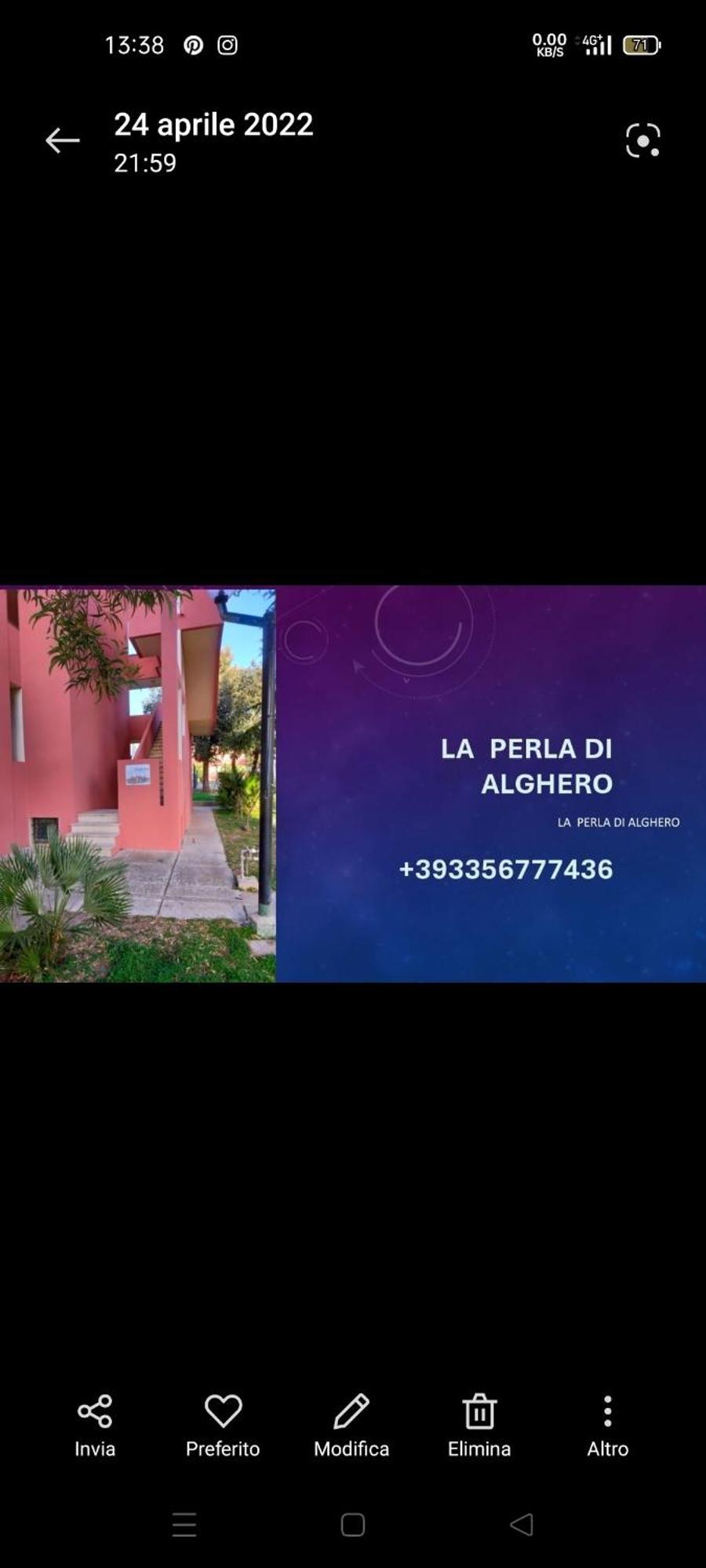 La Perla di Alghero Bagian luar foto
